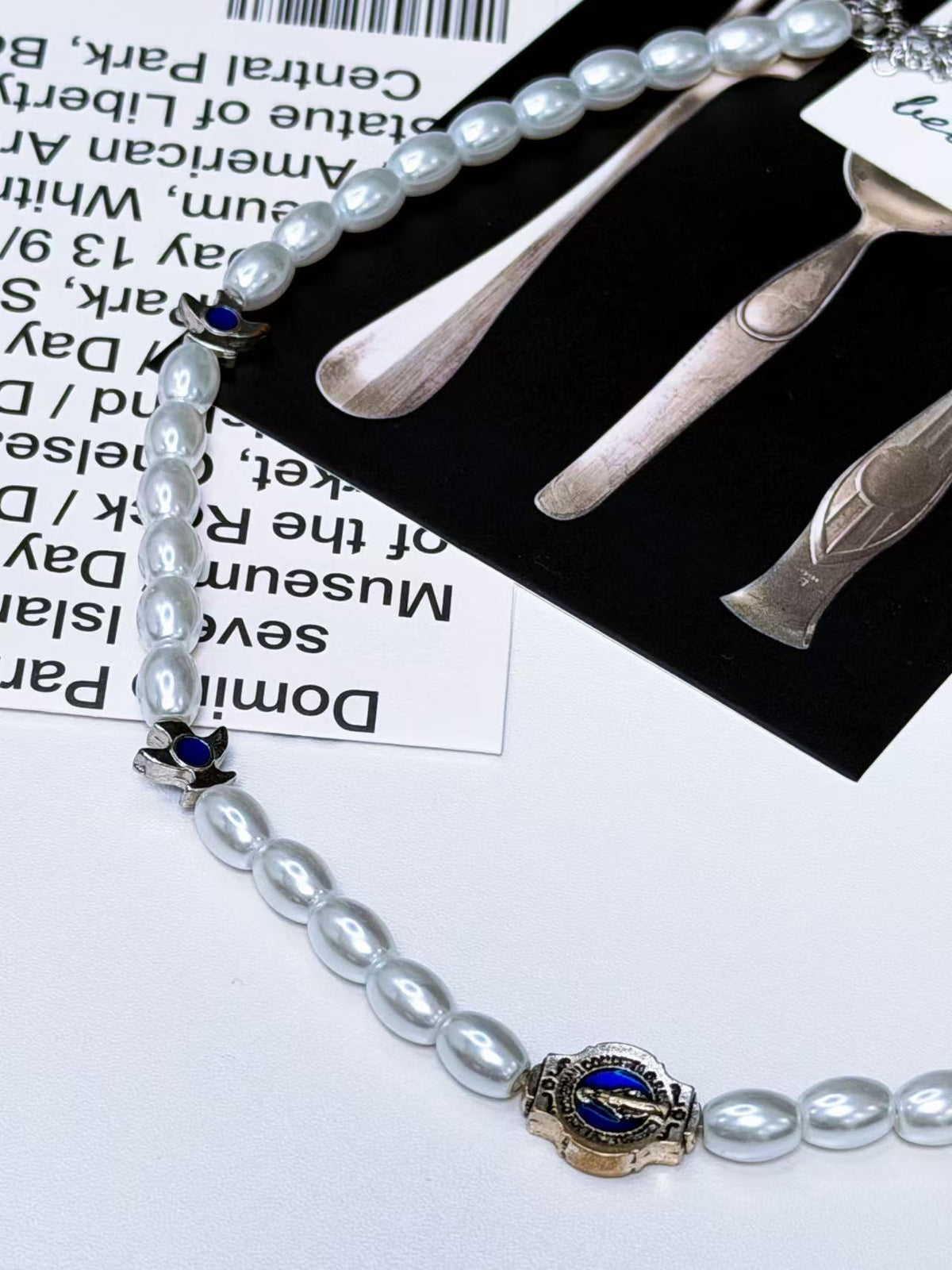 "SAINT & SINNER" PEARL NECKLACE