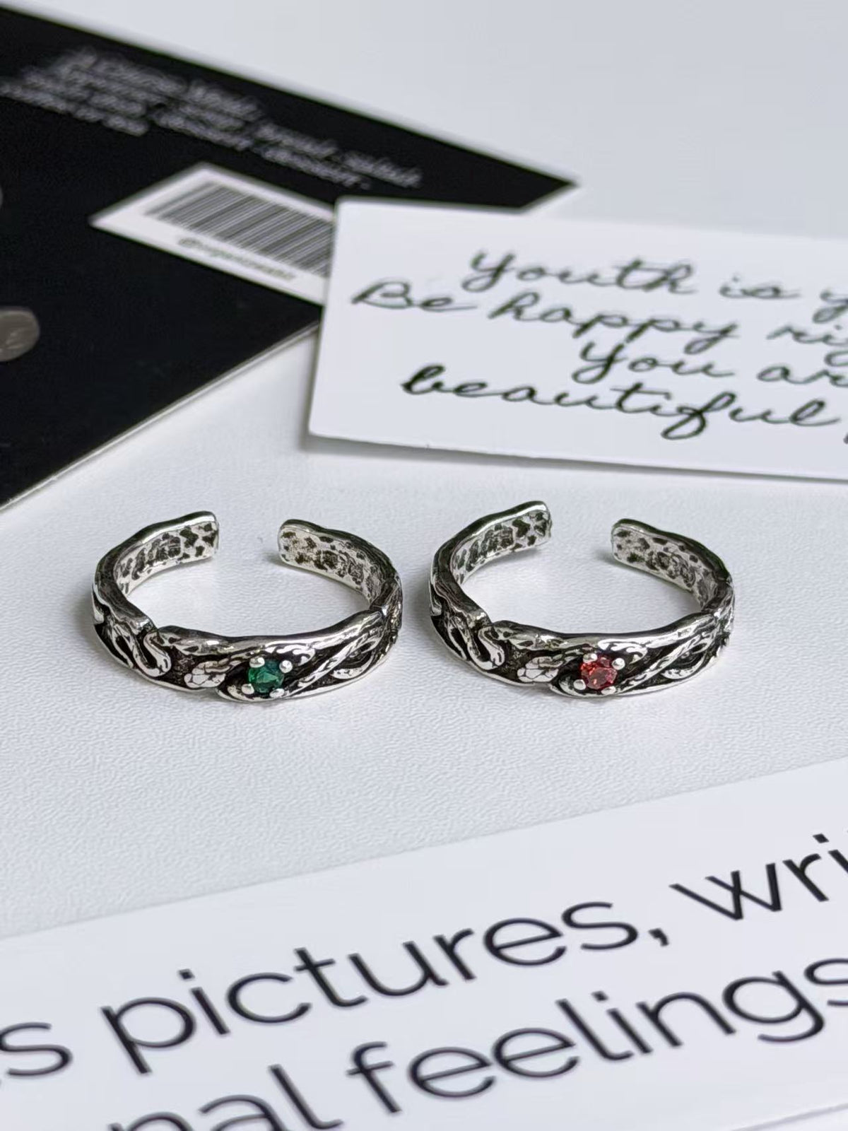 "NIGHTSHADE" VINE RING
