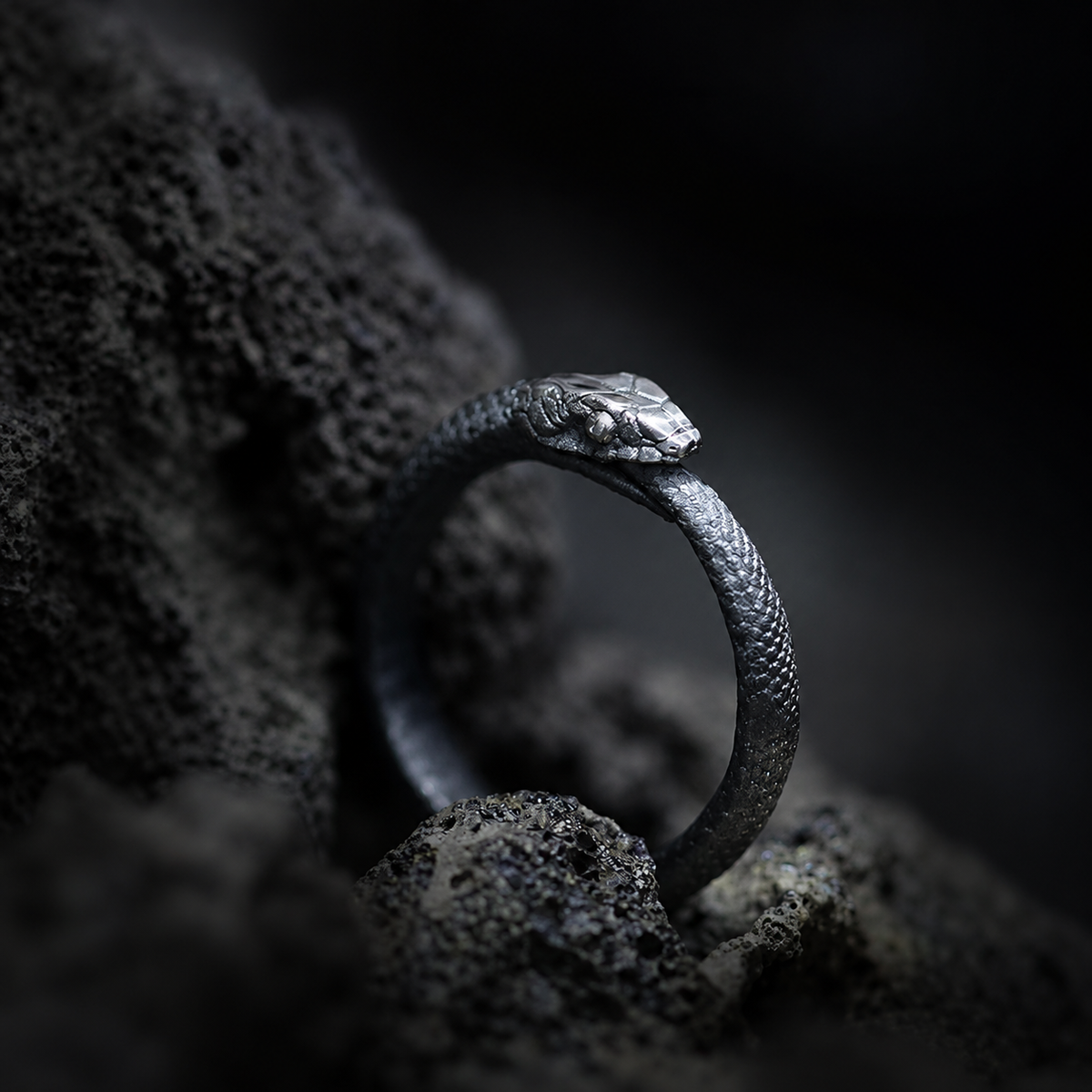 "COLD BLOOD" SNAKE RING