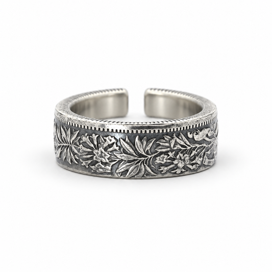 "FACE VALUE" COIN RING