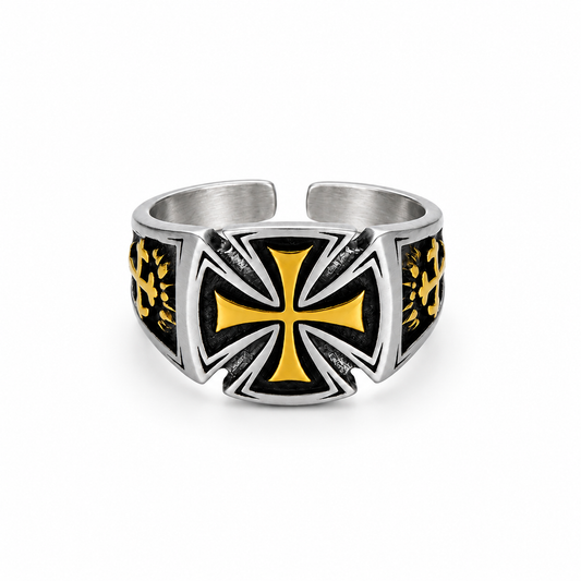 "IRON CROSS" SIGNET RING