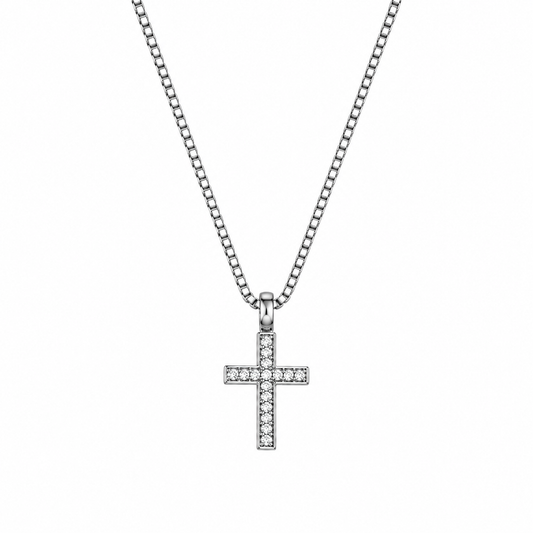 "CONFESSION" CROSS NECKLACE