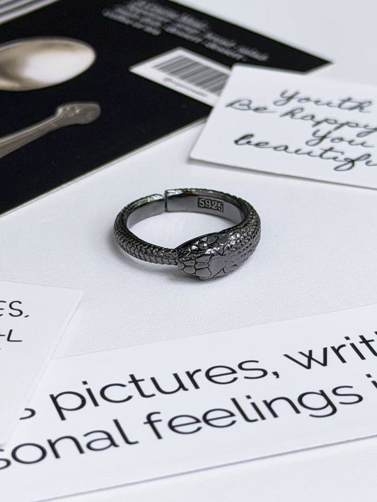 "COLD BLOOD" SNAKE RING